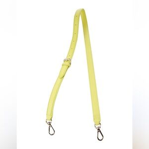 MZ Wallace New Lime Yellow Strap with Silver Hardware